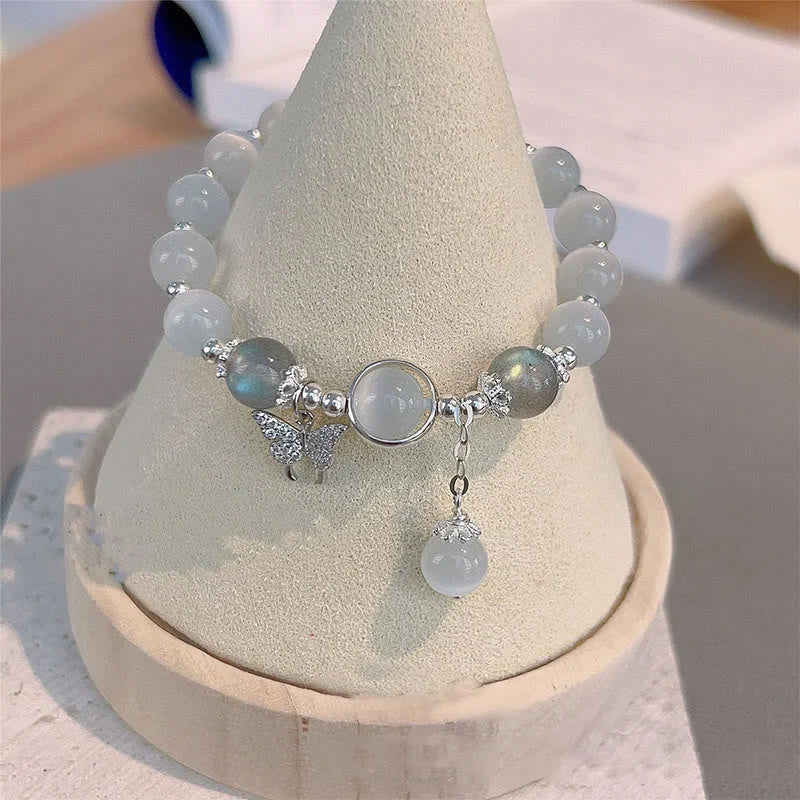 Skanto | Cat Eye Crystal Butterfly Bracelet