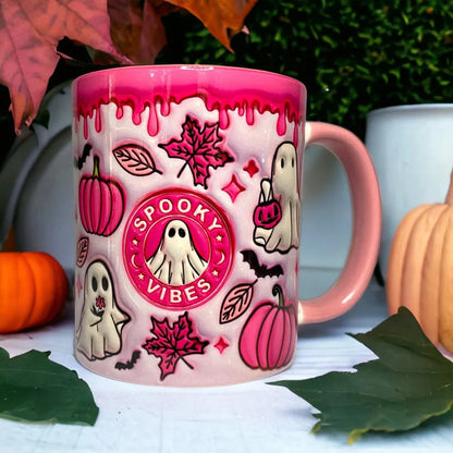 Skanto | Pumpkin Coffee Mug with Ghost