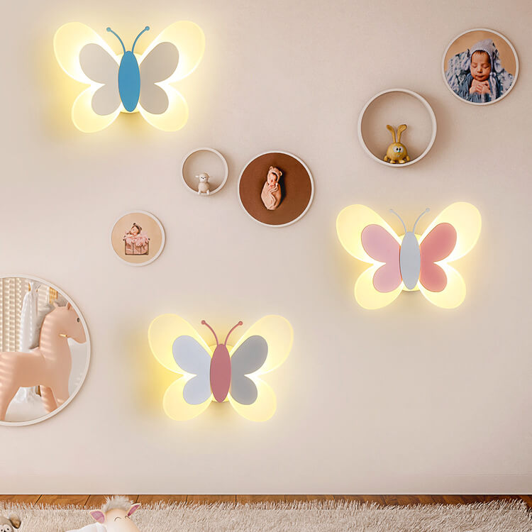 Skanto | LuminoArt – Butterfly-Shaped Creative LED Wall Lamp with 1 Light in Acrylic
