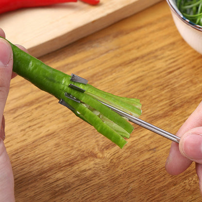 Plum Blossom Onion Slicer | Skanto