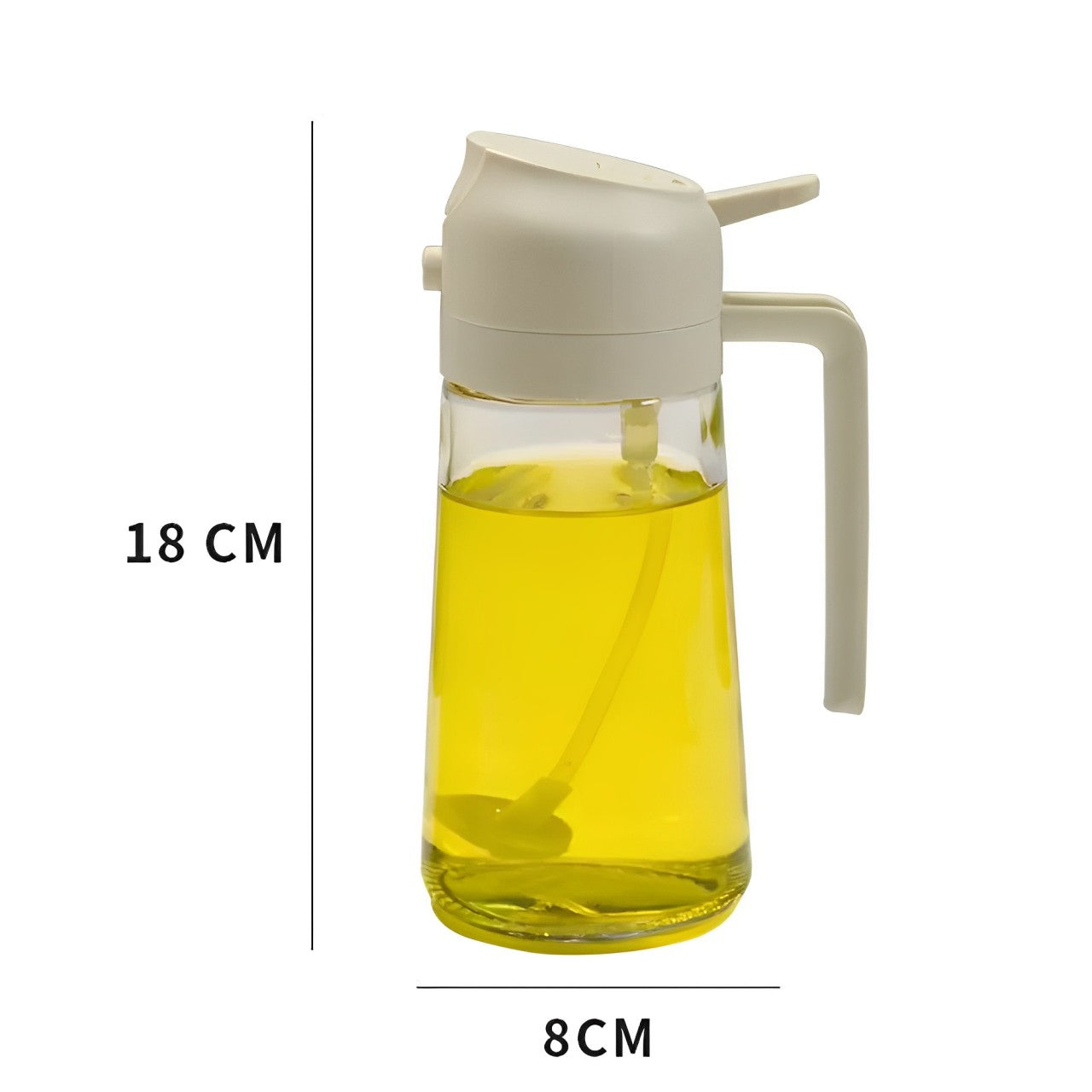 Skanto | 2-in-1 Olive Oil Dispenser & Sprayer – Perfect for Cooking, Salads, and BBQ