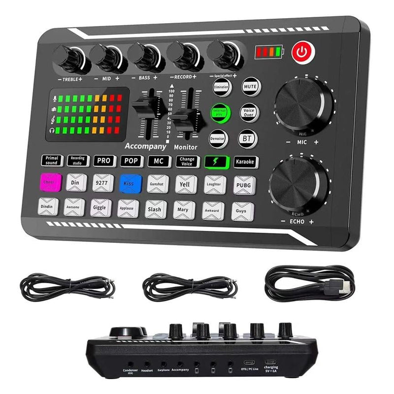Live sound card with DJ mixer effects & voice changer | Bowlift