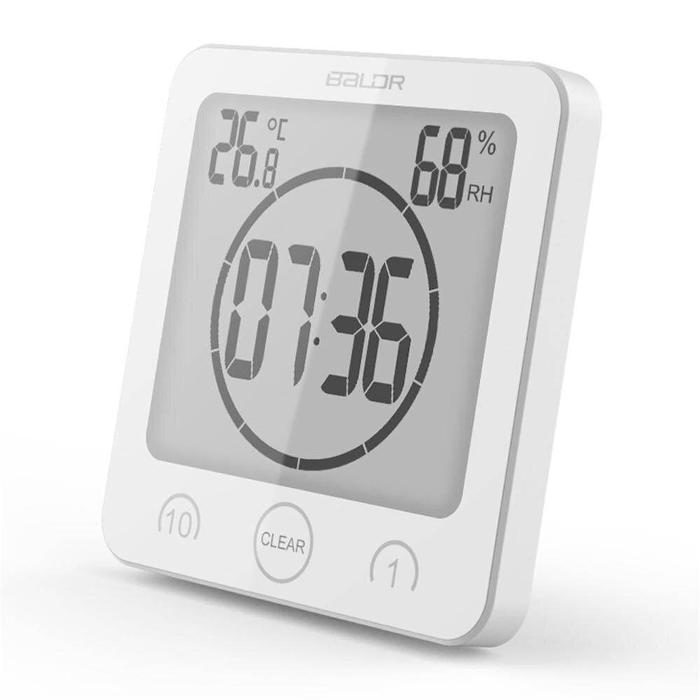 Skanto | Waterproof Digital Shower Clock with Suction Cup Mount - Perfect for Timing Showers and Bathing Activities