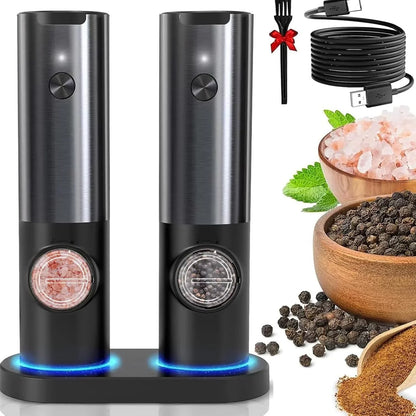 Skanto | Noble Electric Salt and Pepper Grinder with Battery