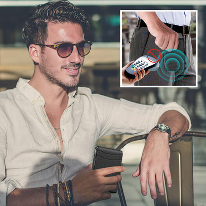Kalsten | Men's Business Style PU Leather Card Slots for AirTag