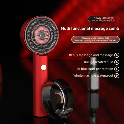 Skanto | Scalp Massage Brush with Red Light Therapy | Promotes Hair Growth & Relieves Scalp Tension for Healthier Hair
