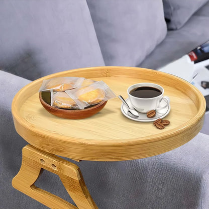 Skanto | Wooden Sofa Armrest Side Table