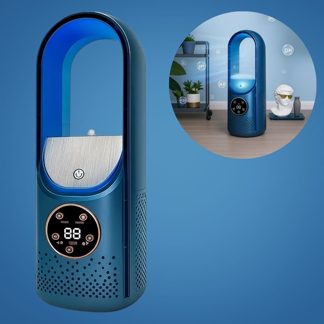 CoolMist | Portable Air Cooler Humidifier – Adjustable quiet Mist – Compact USB powered – Personal Desk and Bedside Comfort for all-day Freshness Karnz