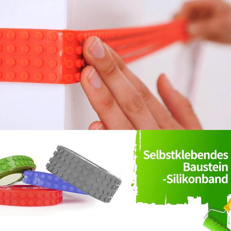 Self-adhesive building block silicone tape