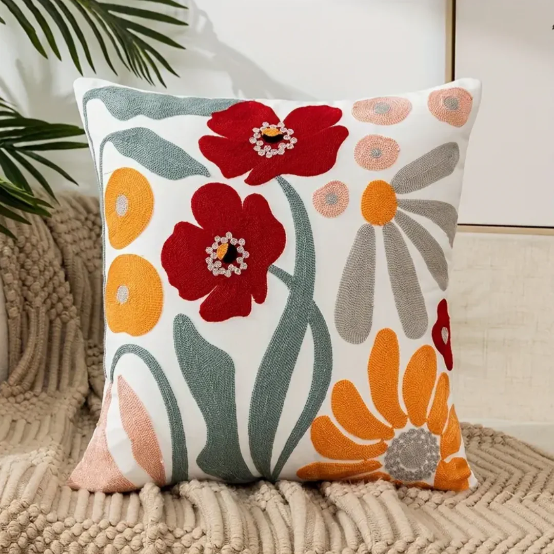 Skanto Skanto | Floral Cushion w/ Filling 45x45 cm Cotton Polyester