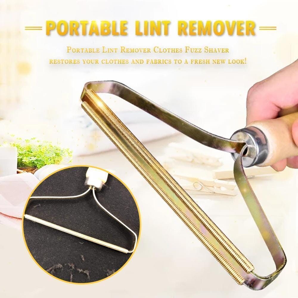 Portable lint shaver