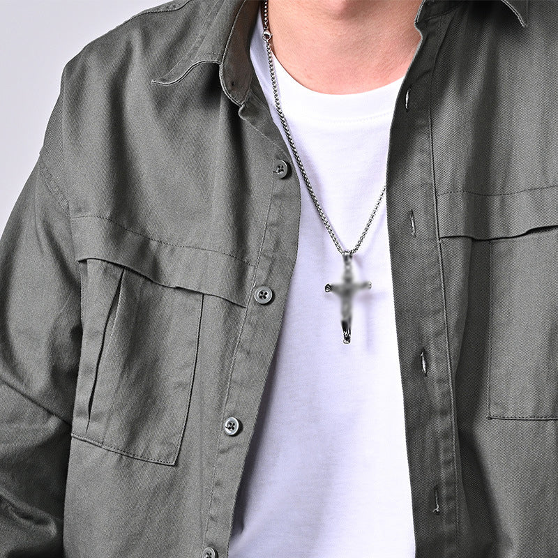 Skanto | Titanium Steel Cross Pendant Necklace