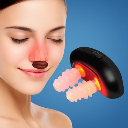 Nasorelief | Nasal Red Light Therapy Device – Fast Congestion Relief – Flexible Silicone Nasal Tubes – Pollen Allergy Sufferers Skanto
