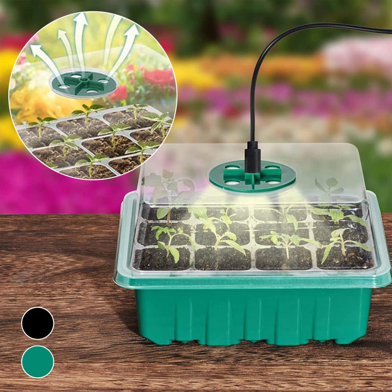Seed Starter Trays with Grow Light, 5 sets | Bowlift