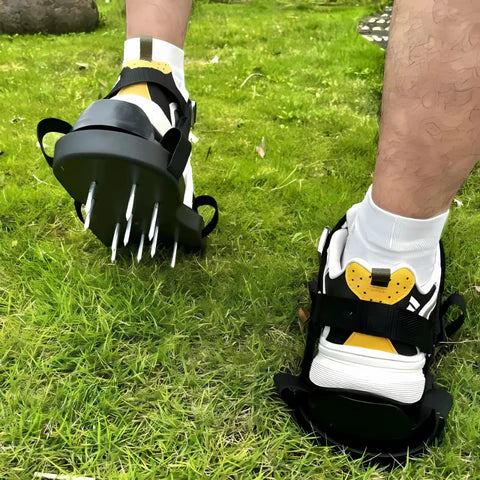 BowLift | Lawn Aerator Shoes | Adjustable Straps for Healthier Roots & Thicker Grass without Heavy Tools