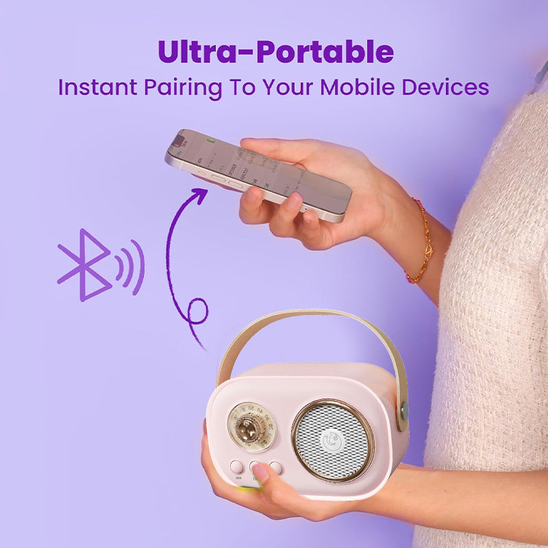 BowLift | Portable Bluetooth Speaker with Wireless Microphone