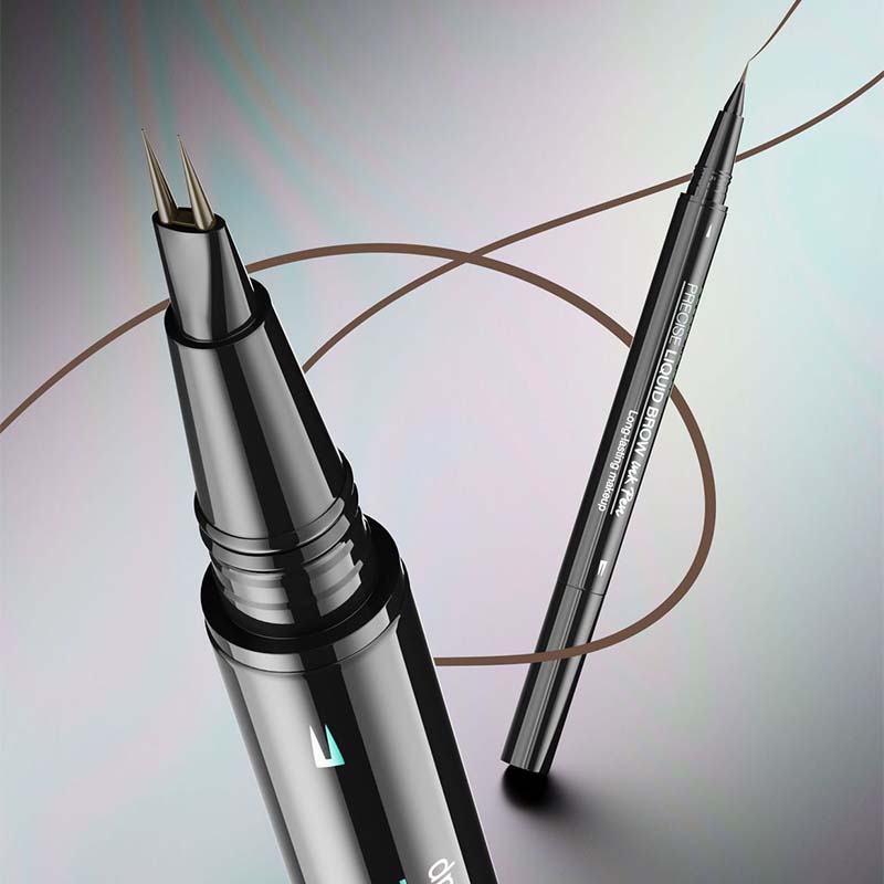 Skanto | 2-in-1 Dual-Ended Eyebrow Pencil with Micro-Fork Tip Applicator and Precision Brush Tip