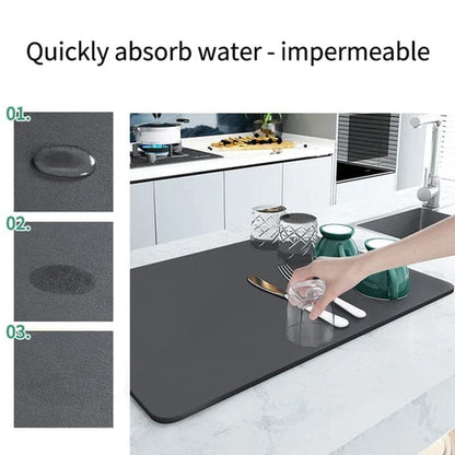 Kitchen Super Absorbent Drying Mat | Karnz