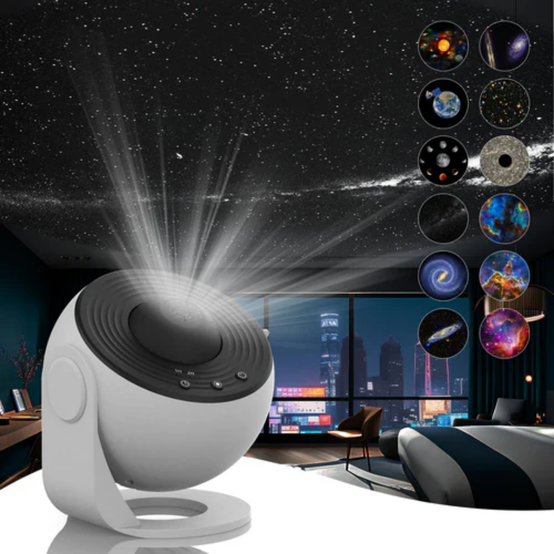 Skanto | Celestial Dreams: 360° Planetarium Galaxy Projector - Full Room Coverage
