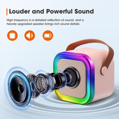 Mini Karaoke Machine with Wireless Microphones | Skanto