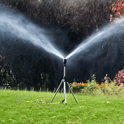 Automatic rotating tripod sprinkler | Bowlift