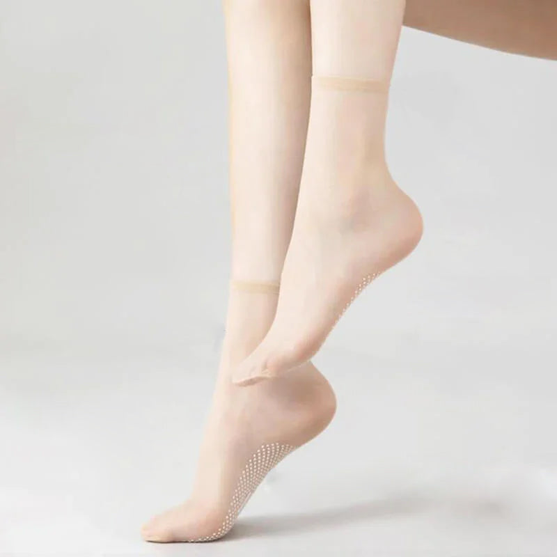 Kalsten | Invisible, non-slip crystal silk socks