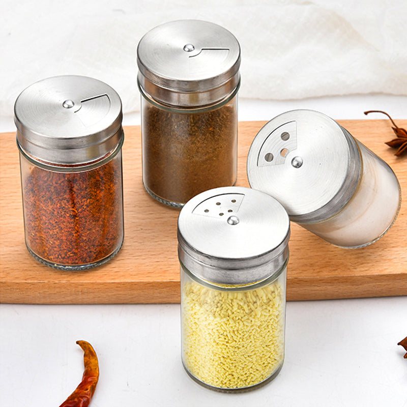Norvo | Glass Spice Jar Set