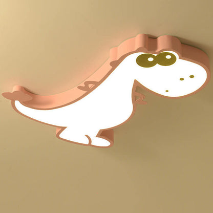 BowLift | DinoBright LED Ceiling Light | Creative Dinosaur Design | Children's Room Lamp | Warm & White Light | Dimmable