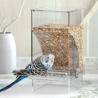 Automatic overflow protection Transparent bird feeder | Bowlift