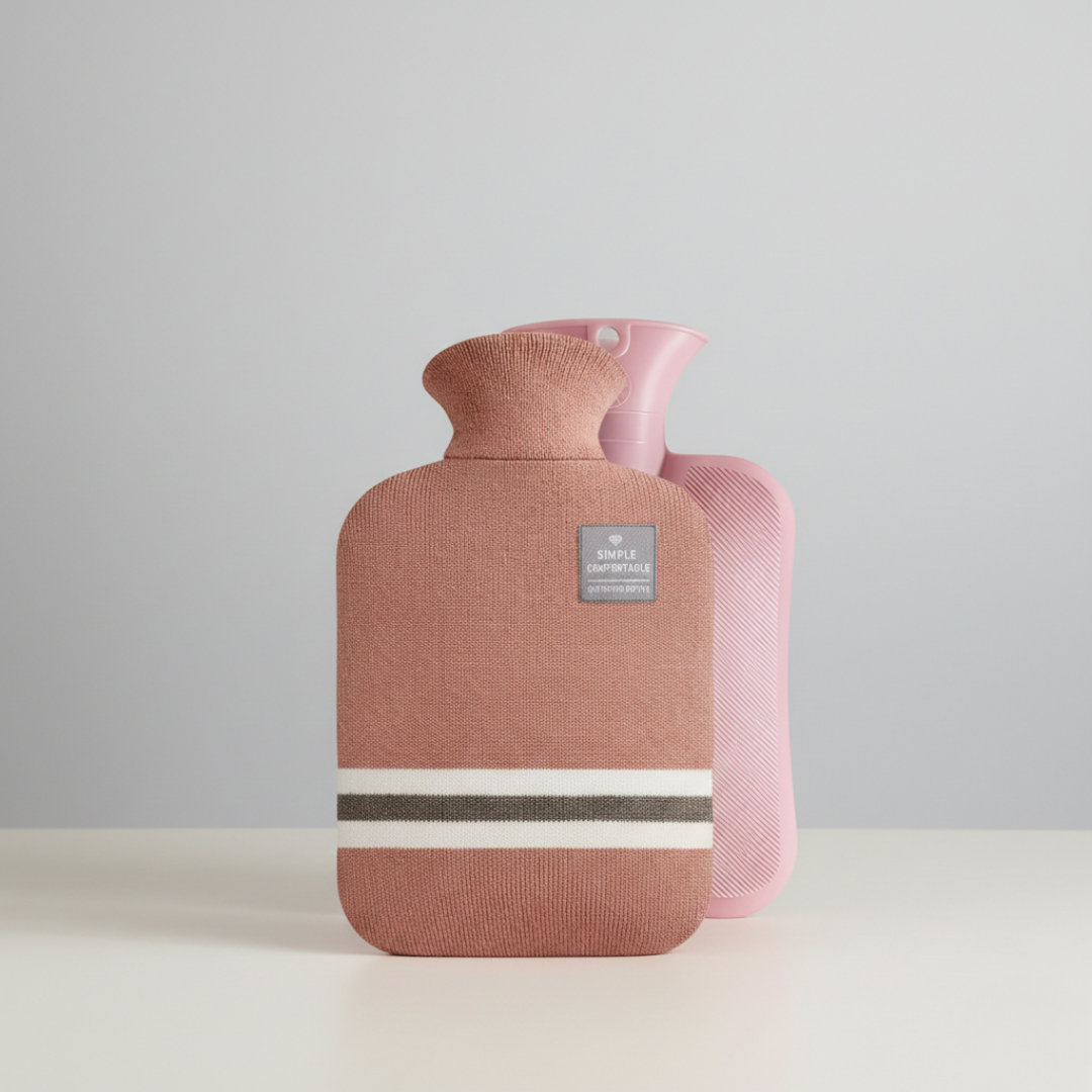 Hot water bottle 2L with knitted cover | Bowlift