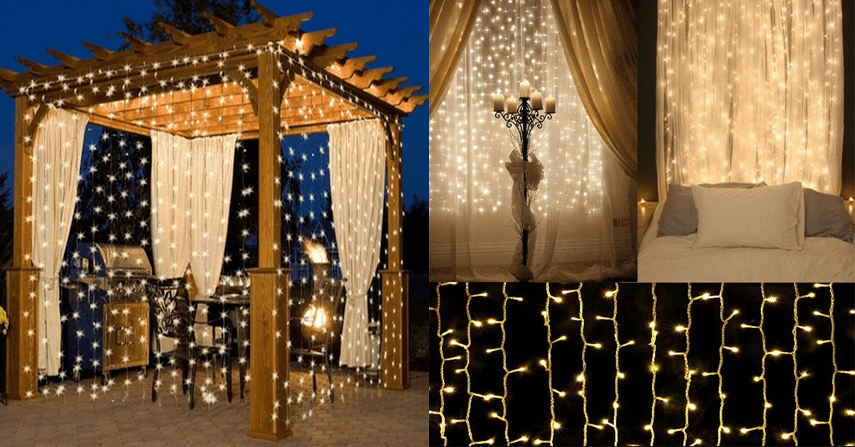 Skanto | Beautiful LED Curtain String Lights – Design Your Cozy Corner!