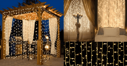 Skanto | Beautiful LED Curtain String Lights – Design Your Cozy Corner!