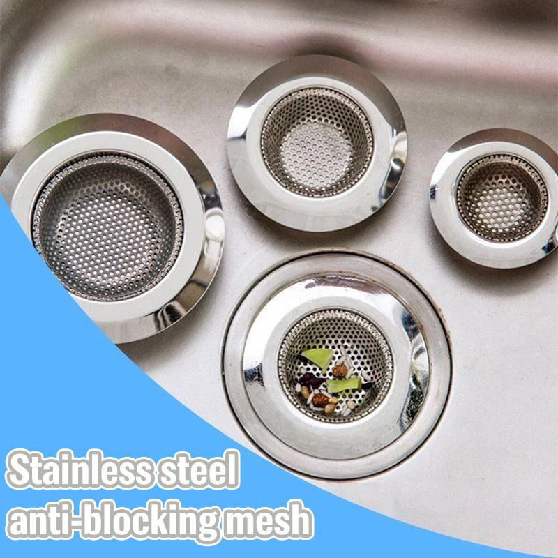 Stainless steel kitchen sink filter