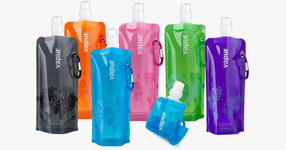 Skanto | Carabiner Water Bottles - Easy to Carry Collapsible Water Bottles
