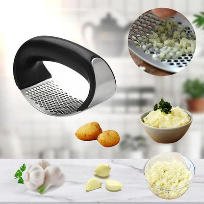 High-quality stainless steel garlic press, cooking tool for garlic pressing | Karnz