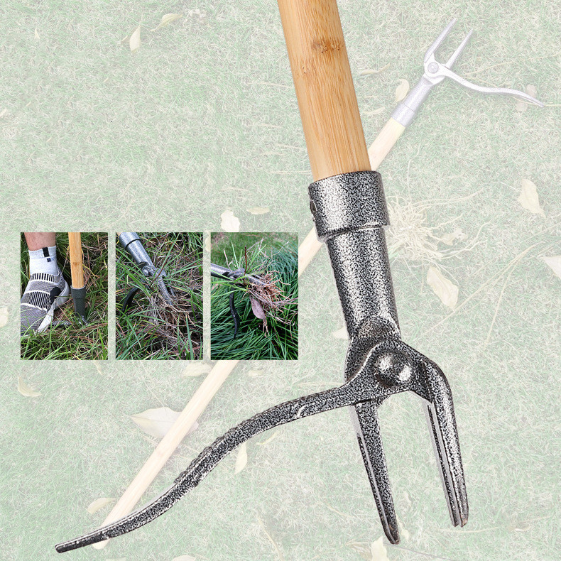 Skanto | 4-Prong Weeder – Effective Iron Garden Tool for Root Removal
