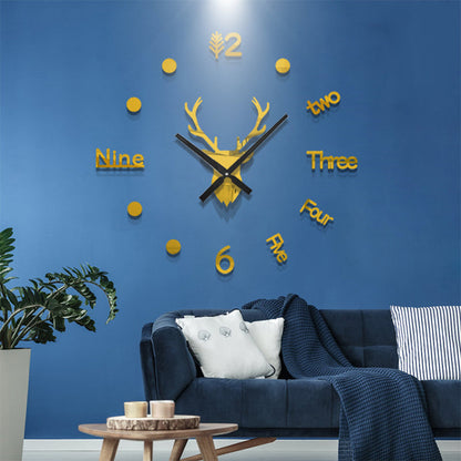 3D Creative Acrylic Hanging Clock | Bowlift