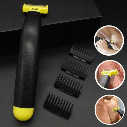 Full-body wet and dry shaver