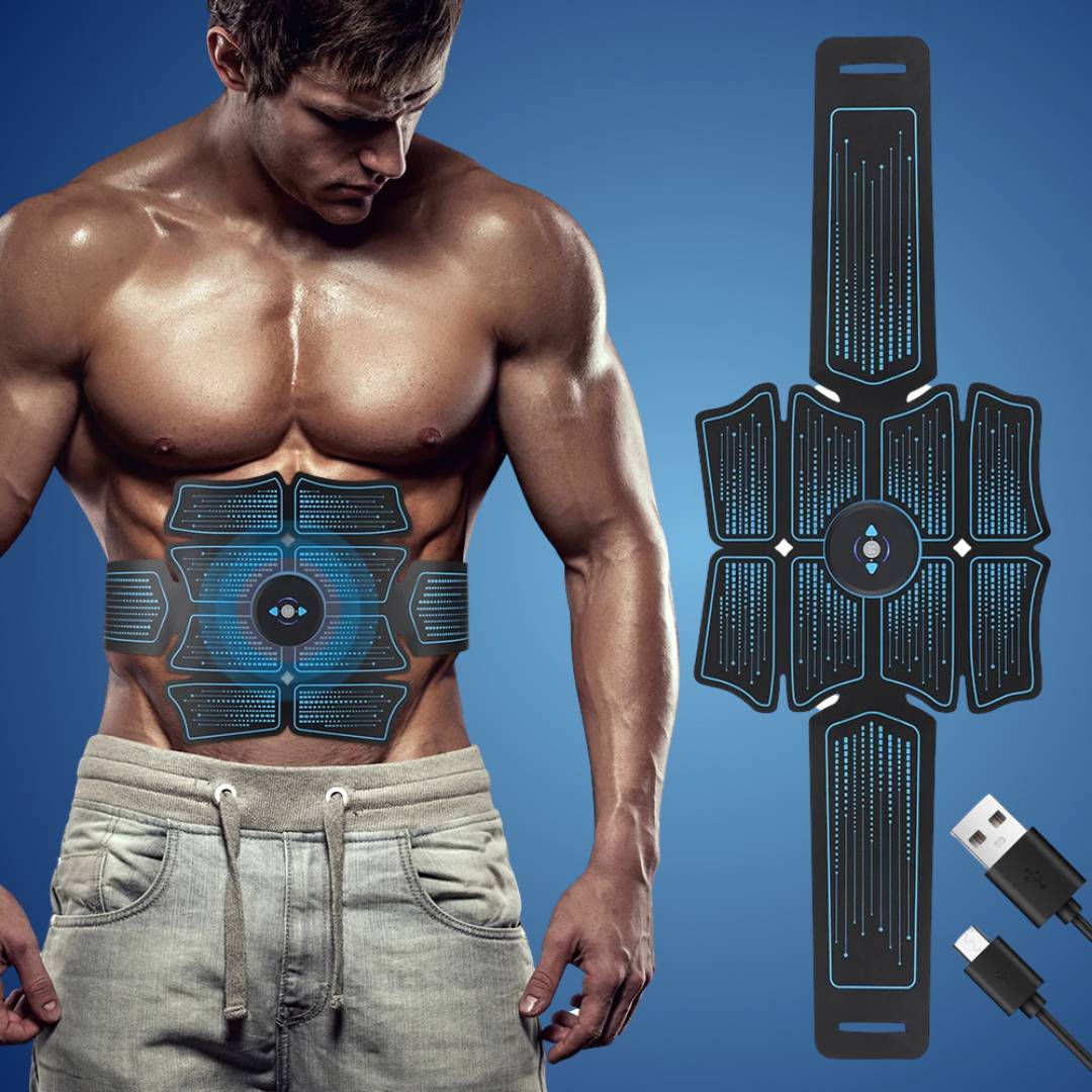 CorePulse Abdominal Electrical Muscle Stimulator | Belt for Muscle Toning - Belly Fat Loss - Post-Workout Recovery and Pain Relief Bowlift