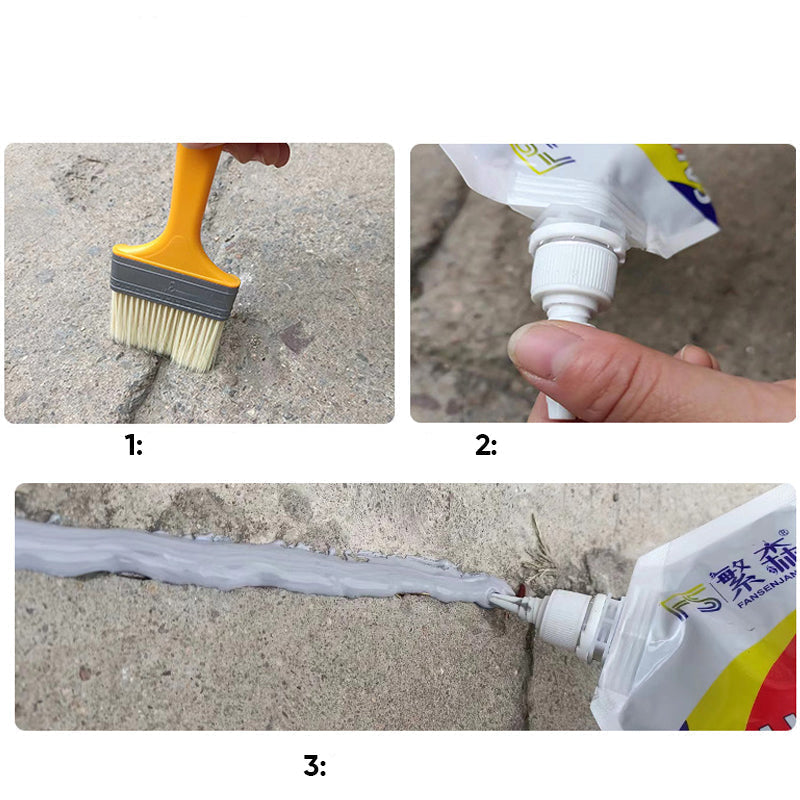 Concrete sealant for waterproof crack repair