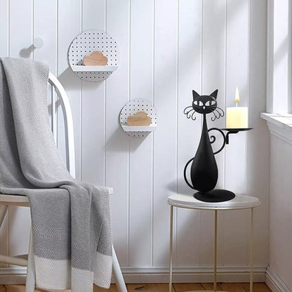 Skanto | Black Cat Candle Holder