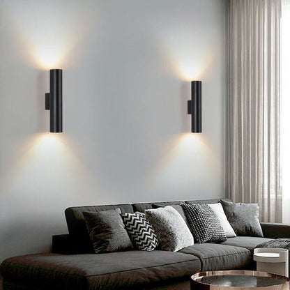 Aluminum Cylinder Wall Lamp – 2 Light