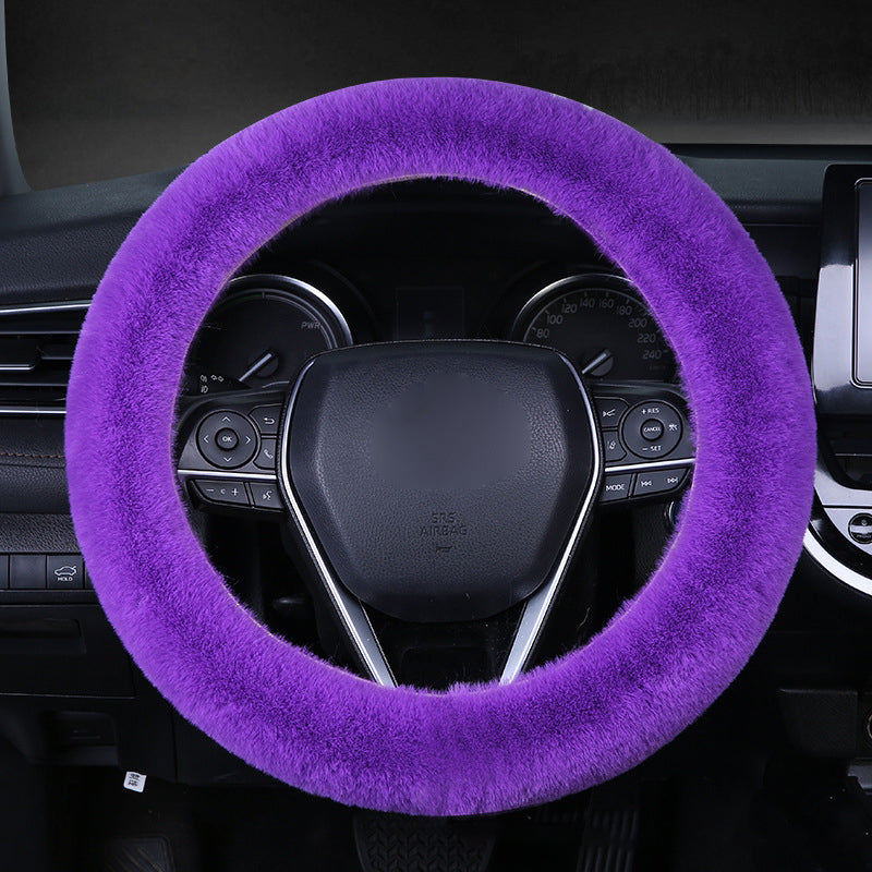 Skanto | Universal Plush Steering Wheel Cover