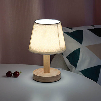 Skanto | Skanto Vintage Linen Lampshade 1-Light LED Table Lamp