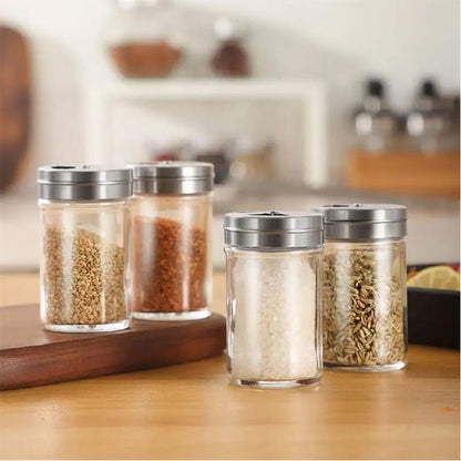 Norvo | Glass Spice Jar Set