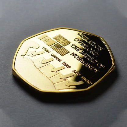 Skanto | D-DAY LANDINGS 1944 24kt Gold Commemorative Coin