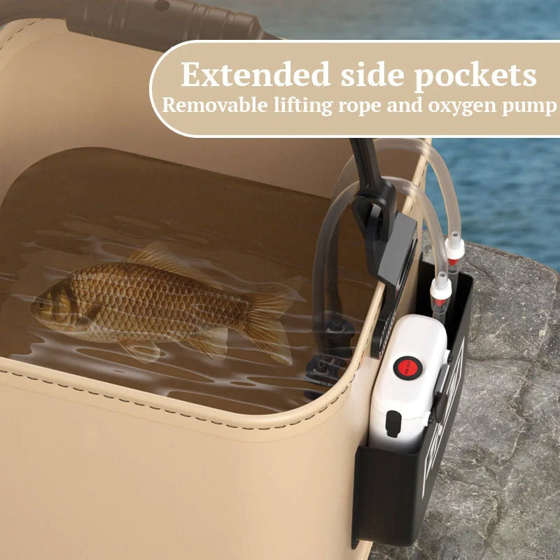 BowLift | Multifunctional Foldable Fish Bucket