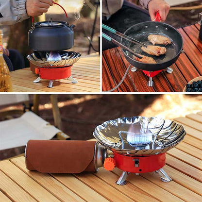 Skanto | Portable Stainless Steel Gas Stove for Outdoor Camping