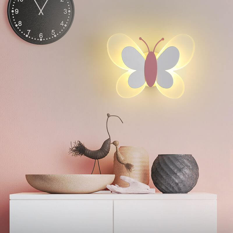 Skanto | LuminoArt – Butterfly-Shaped Creative LED Wall Lamp with 1 Light in Acrylic
