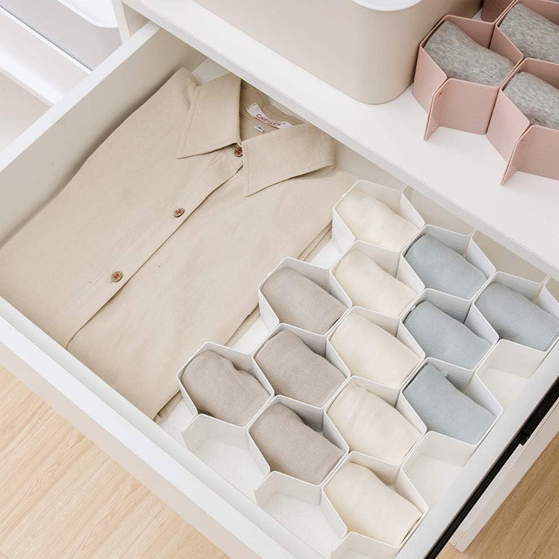 Honeycomb Drawer Divider Organization